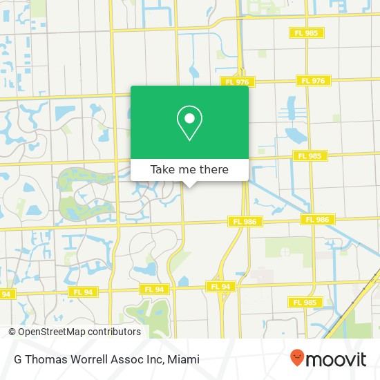 G Thomas Worrell Assoc Inc map