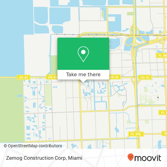 Mapa de Zemog Construction Corp