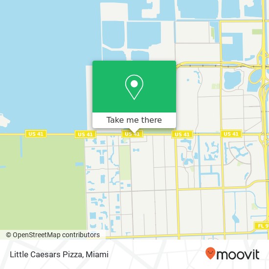 Mapa de Little Caesars Pizza