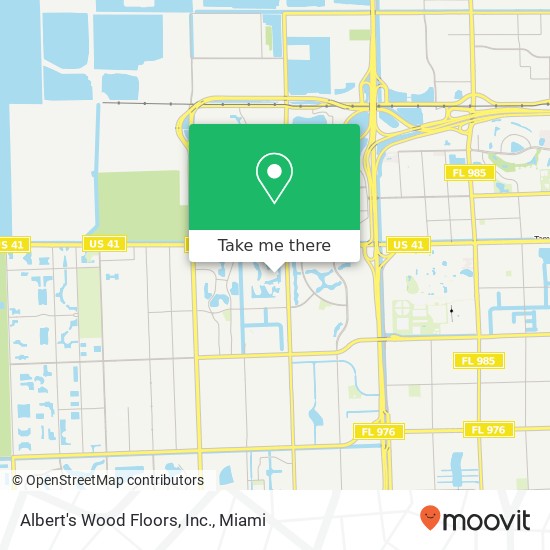 Albert's Wood Floors, Inc. map