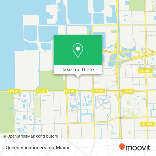 Mapa de Queen Vacationers Inc