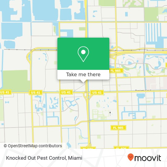 Mapa de Knocked Out Pest Control