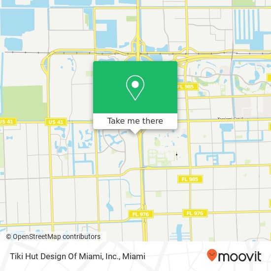 Mapa de Tiki Hut Design Of Miami, Inc.