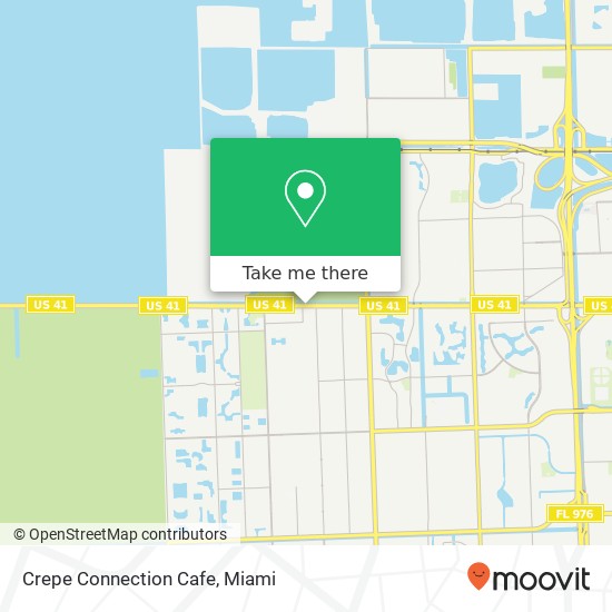 Mapa de Crepe Connection Cafe
