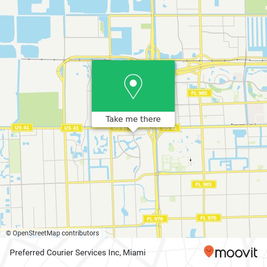 Preferred Courier Services Inc map