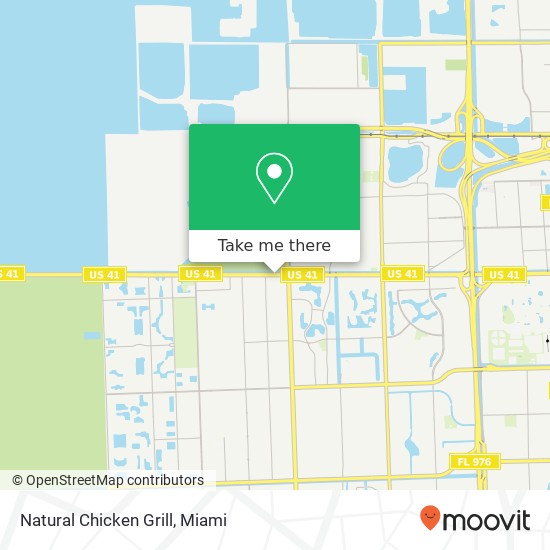 Natural Chicken Grill map