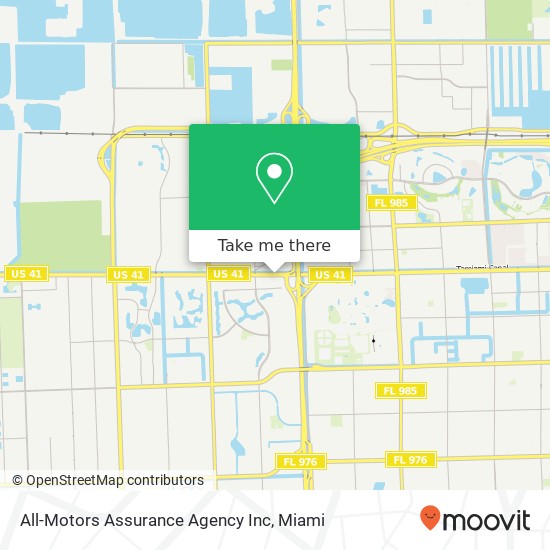 Mapa de All-Motors Assurance Agency Inc