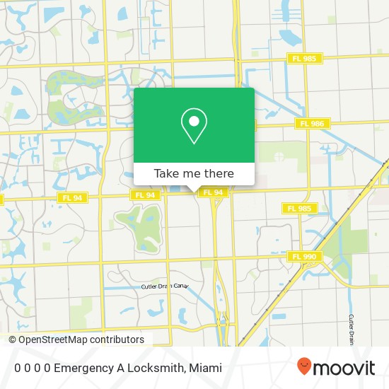 Mapa de 0 0 0 0 Emergency A Locksmith