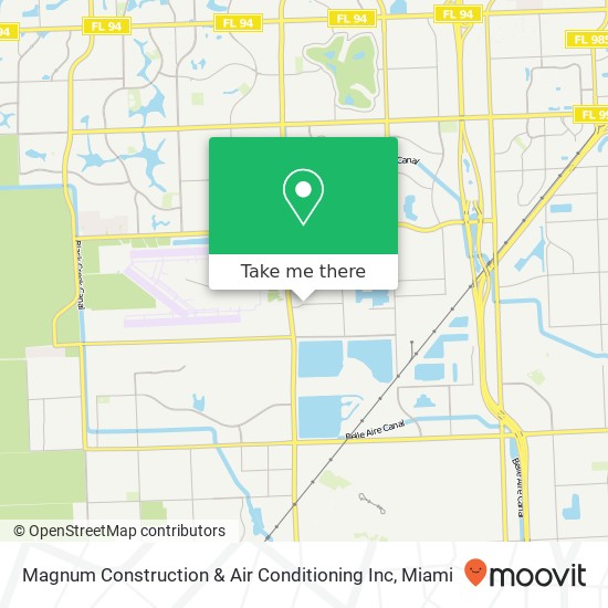 Mapa de Magnum Construction & Air Conditioning Inc