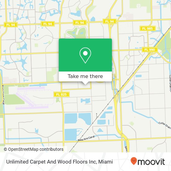 Mapa de Unlimited Carpet And Wood Floors Inc