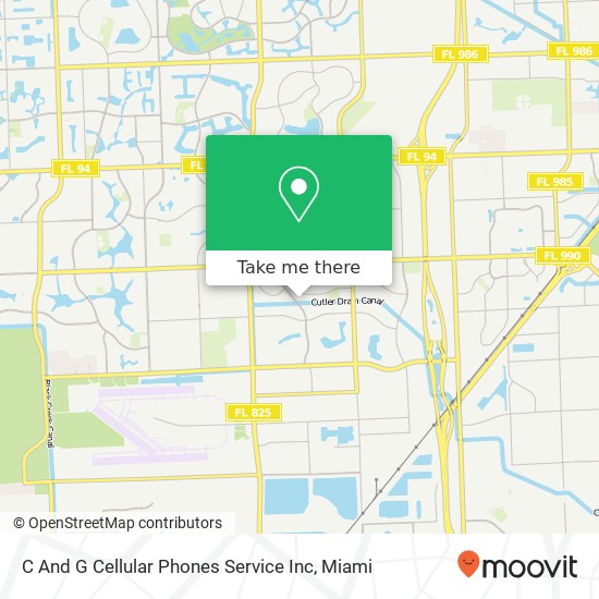 Mapa de C And G Cellular Phones Service Inc