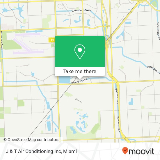 J & T Air Conditioning Inc map