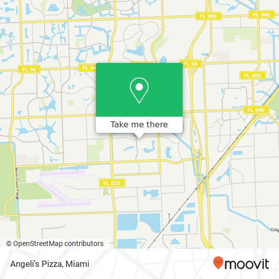 Angeli's Pizza map
