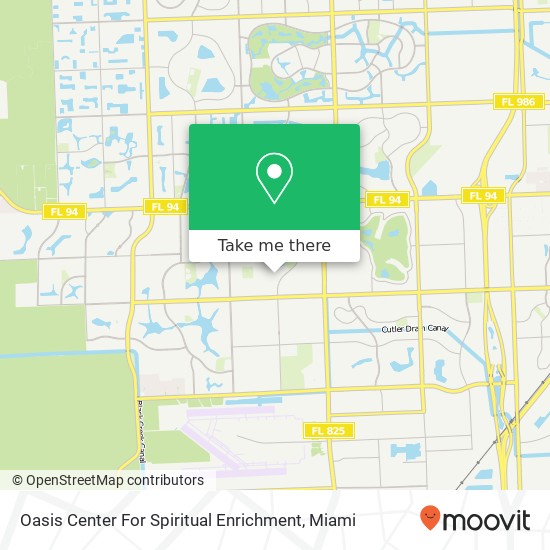 Mapa de Oasis Center For Spiritual Enrichment