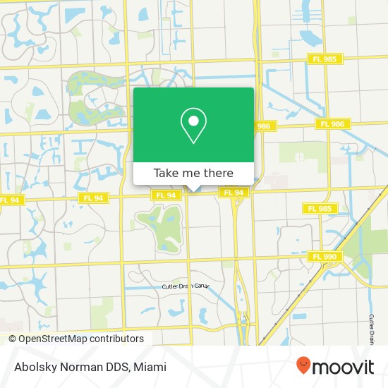 Abolsky Norman DDS map