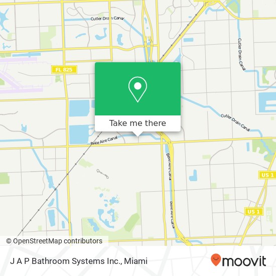 J A P Bathroom Systems Inc. map