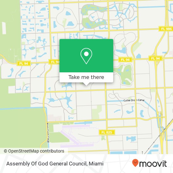 Assembly Of God General Council map