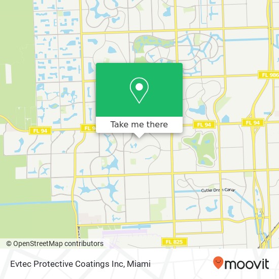 Evtec Protective Coatings Inc map