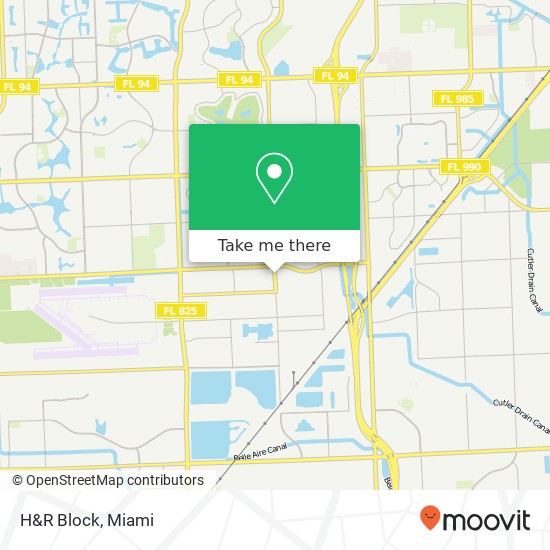 Mapa de H&R Block