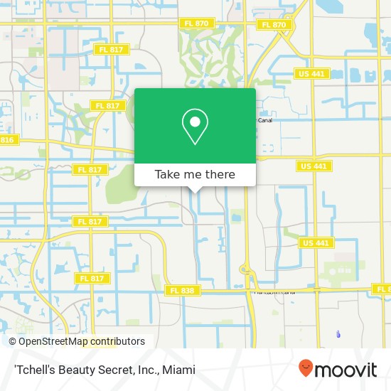 'Tchell's Beauty Secret, Inc. map