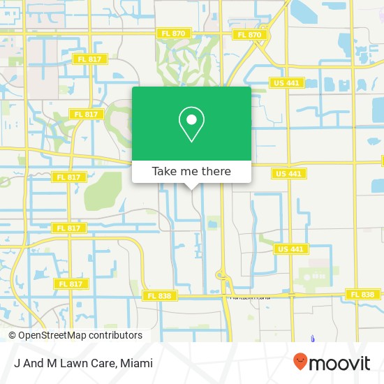 J And M Lawn Care map