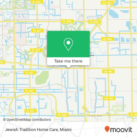 Jewish Tradition Home Care map