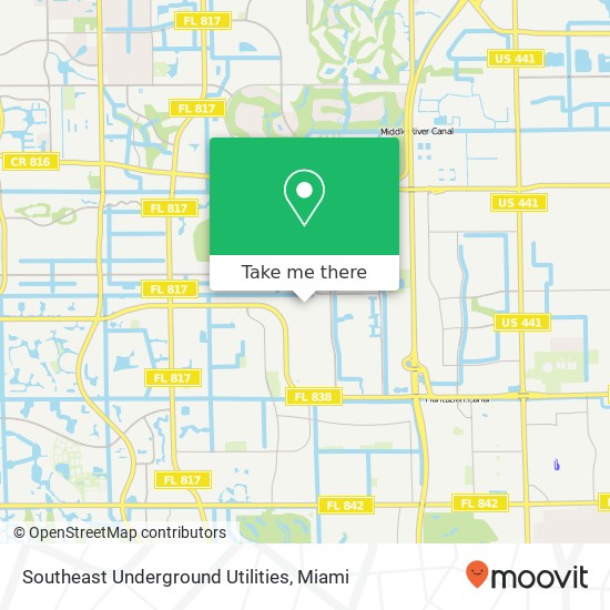 Mapa de Southeast Underground Utilities