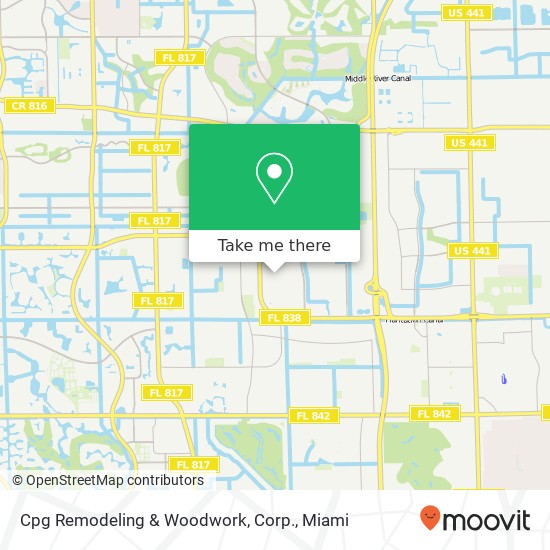 Cpg Remodeling & Woodwork, Corp. map