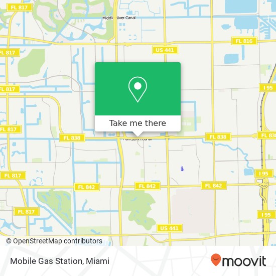 Mobile Gas Station map