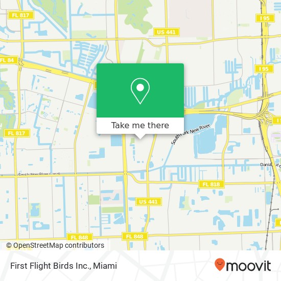 First Flight Birds Inc. map