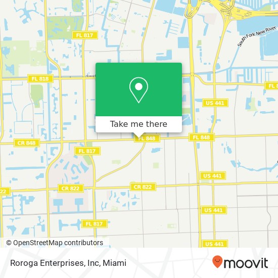 Roroga Enterprises, Inc map
