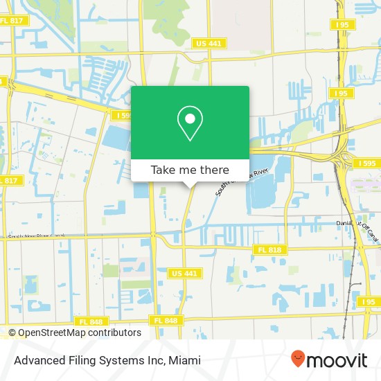 Advanced Filing Systems Inc map