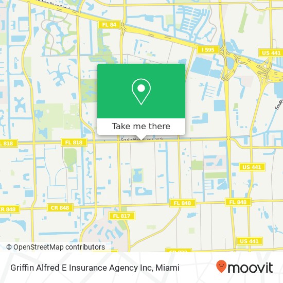 Mapa de Griffin Alfred E Insurance Agency Inc