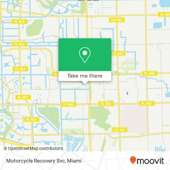 Motorcycle Recovery Svc map
