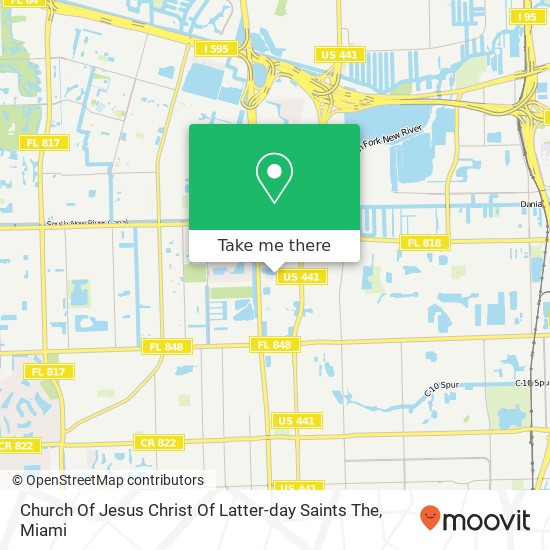 Mapa de Church Of Jesus Christ Of Latter-day Saints The
