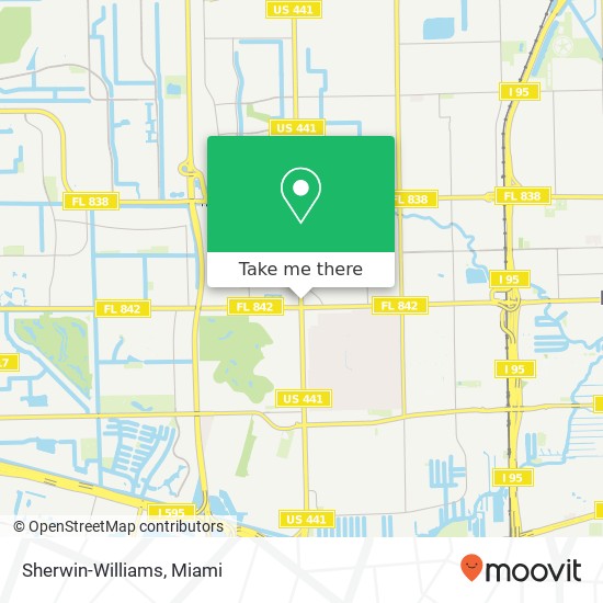 Sherwin-Williams map