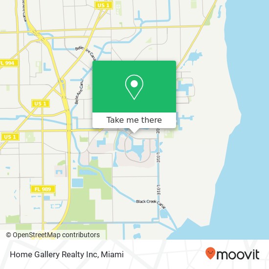 Home Gallery Realty Inc map