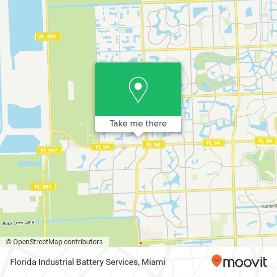 Florida Industrial Battery Services map