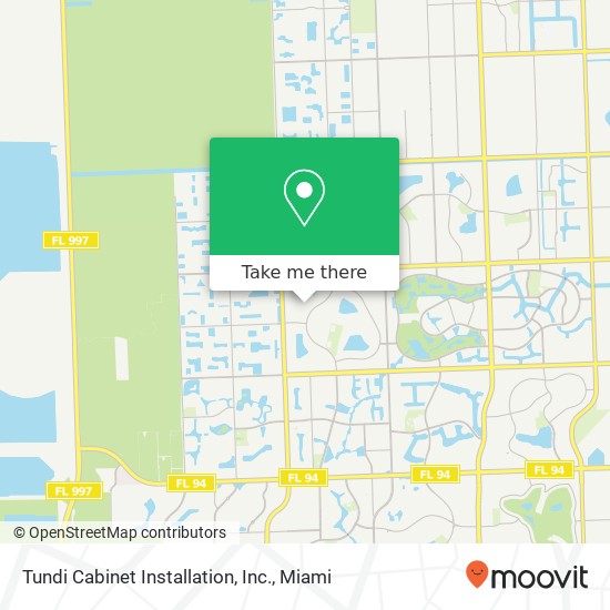 Tundi Cabinet Installation, Inc. map