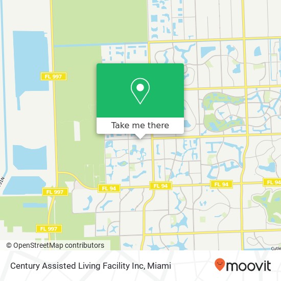 Century Assisted Living Facility Inc map