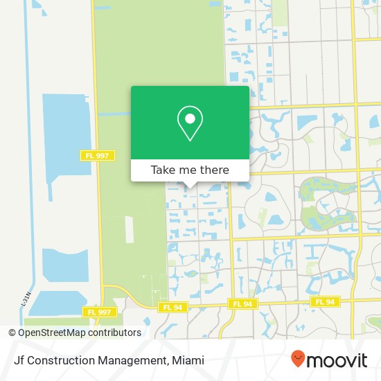 Jf Construction Management map