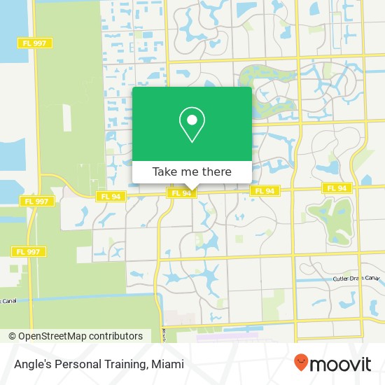 Angle's Personal Training map