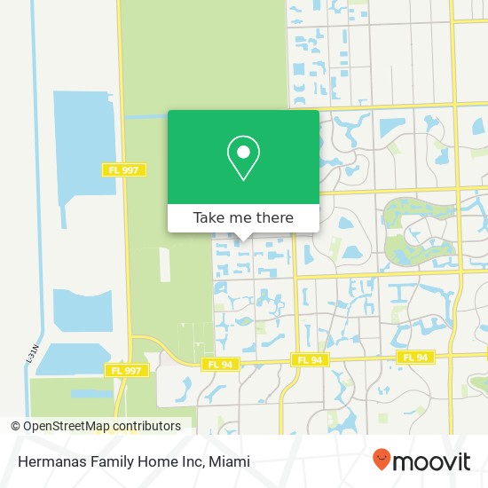 Mapa de Hermanas Family Home Inc