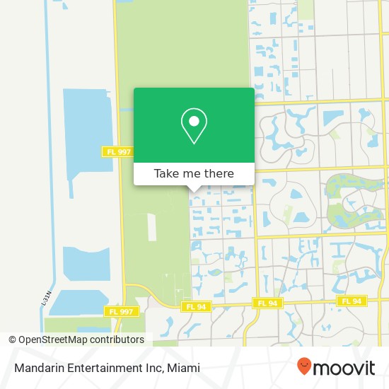 Mandarin Entertainment Inc map