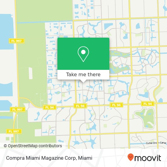 Compra Miami Magazine Corp map