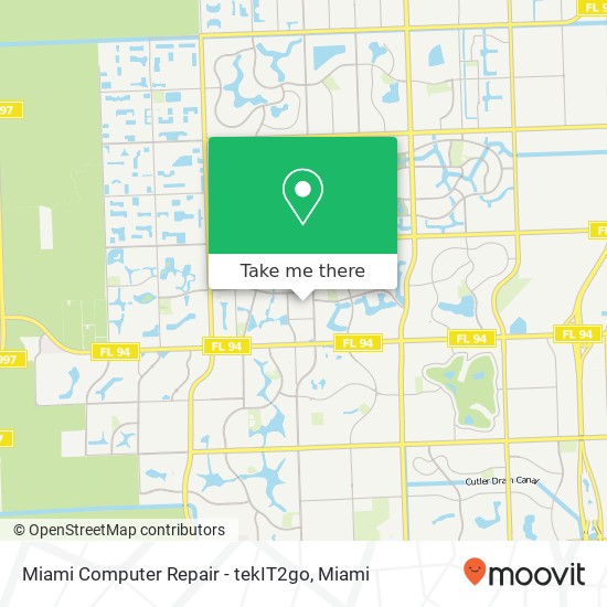 Mapa de Miami Computer Repair - tekIT2go