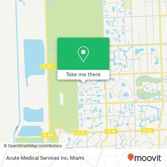 Mapa de Acute Medical Services Inc