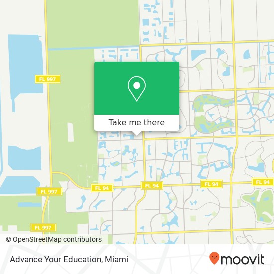Mapa de Advance Your Education