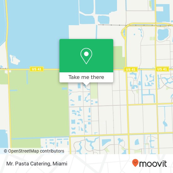 Mr. Pasta Catering map