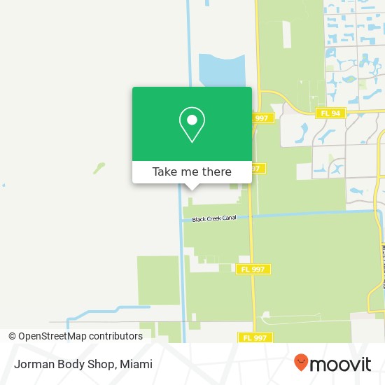 Jorman Body Shop map